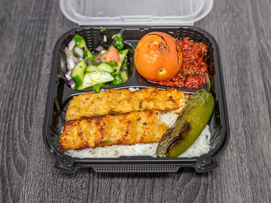Chicken kabob plate