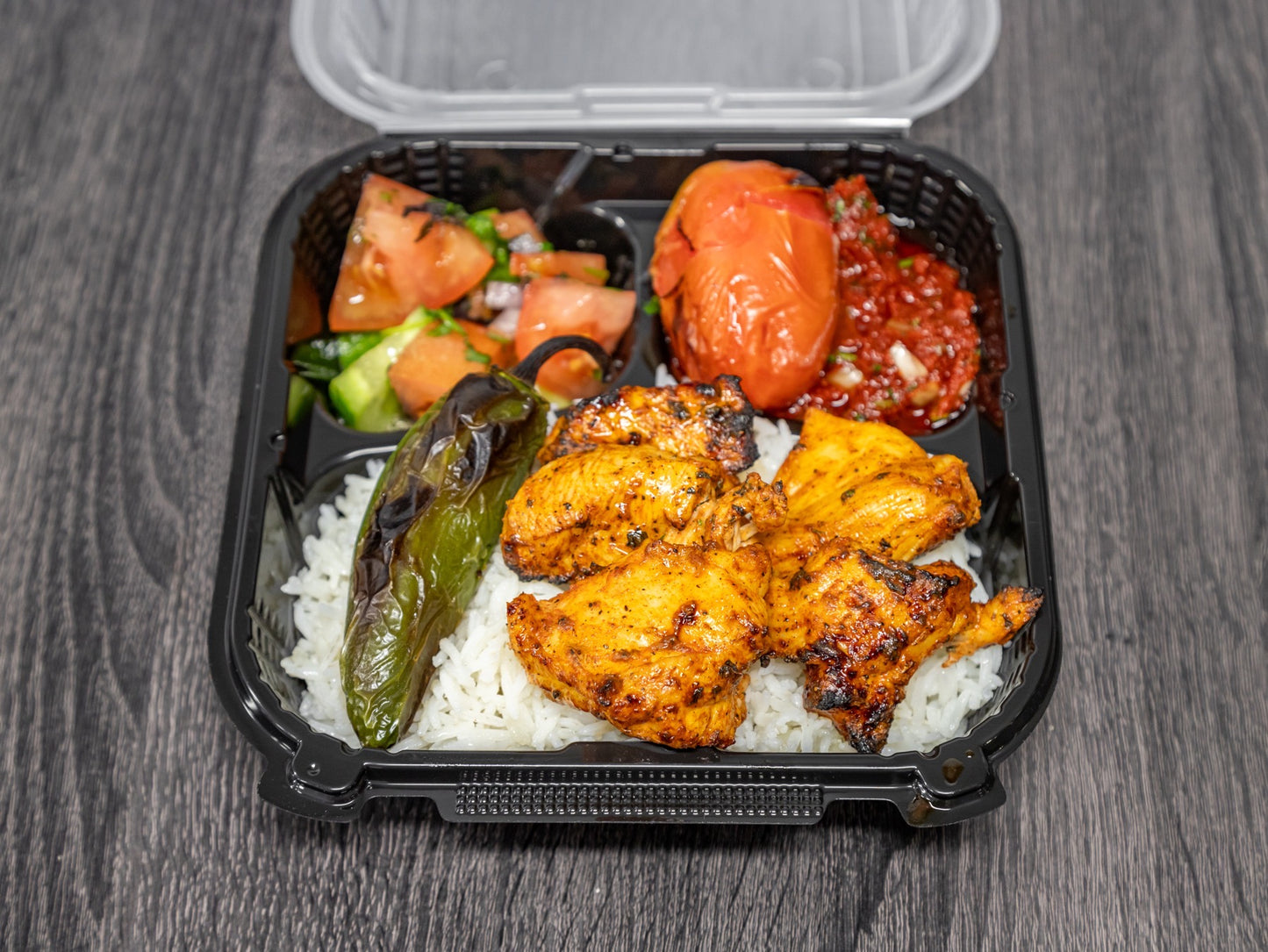 Chicken bbq plate