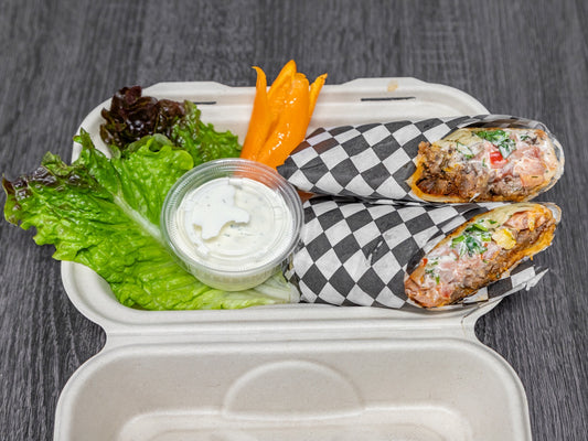 Beef shawarma bread